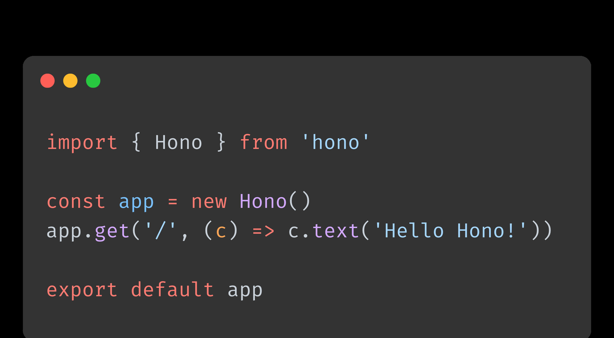 Hono Became the Express.js of the Edge Computing Era